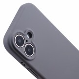 iPhone 16  Hoesje Flexibel siliconen Backcover - Donkergrijs