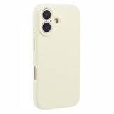 iPhone 16 Hoesje Flexibel siliconen Backcover - Geel