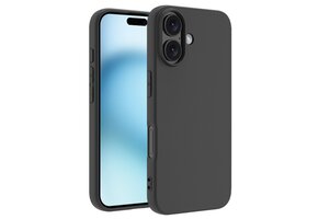 Lunso iPhone 16 hoesje - Ultra dunne Backcover - Zwart
