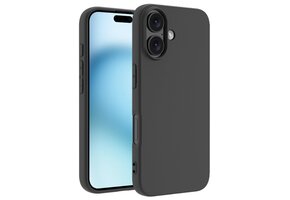 Lunso iPhone 16 Plus hoesje - Ultra dunne Backcover - Zwart