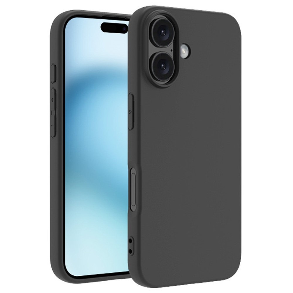 iPhone 16 Plus Hoesje ultra dunne Backcover - Zwart