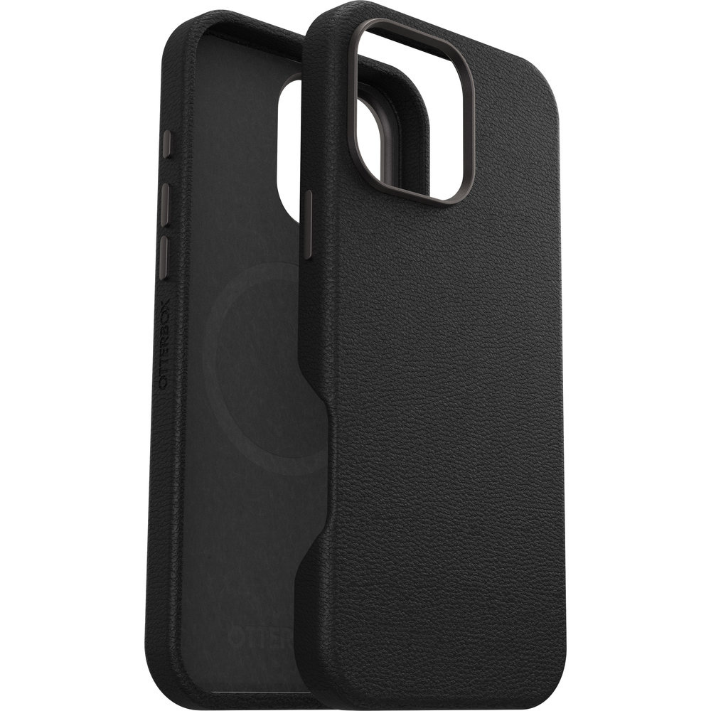 Otterbox Symmetry iPhone 16 Pro Max Cactus leren hoesje - Magsafe Backcover - Noir Ash