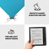 Kobo Libra Colour hoes (7 inch) Sleepcover - Lichtblauw