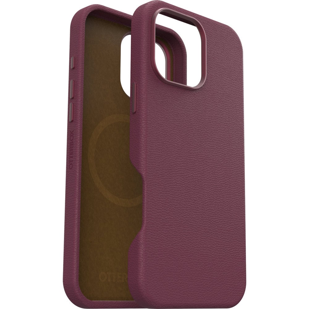 Otterbox Symmetry iPhone 16 Pro Max Cactus leren hoesje - Magsafe Backcover - Maroon Bells