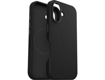 Otterbox Symmetry iPhone 16  Cactus leren hoesje - Magsafe Backcover - Noir Ash