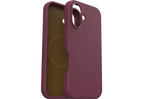 Otterbox Symmetry iPhone 16  Cactus leren hoesje - Magsafe Backcover - Maroon Bells