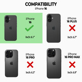 iPhone 16 Cactus leren hoesje Otterbox Symmetry Magsafe Backcover - Juniper Sprig