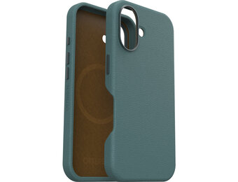 Otterbox Symmetry iPhone 16 Cactus leren hoesje - Magsafe Backcover - Juniper Sprig