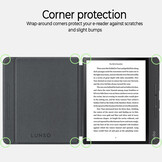 Kobo Forma hoes (8 inch) Vegan Saffiano leren sleepcover - Zwart