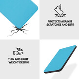 Kobo Clara HD hoes (6 inch) Sleepcover - Lichtblauw