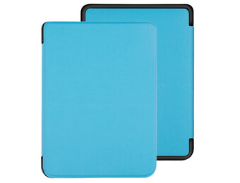 Lunso Kobo Clara HD hoes (6 inch) - sleepcover - Lichtblauw