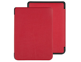 Lunso Kobo Clara HD hoes (6 inch) - sleepcover -Rood