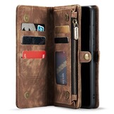 Samsung Galaxy S22 Plus Vintage 2 in 1 portemonnee hoes - Bruin