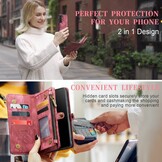 Samsung Galaxy S22 Plus Vintage 2 in 1 portemonnee hoes - Bruin