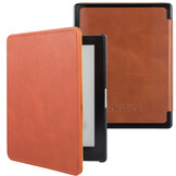 Kobo Aura Edition 1 hoes (6 inch) Leren sleepcover - Cognac