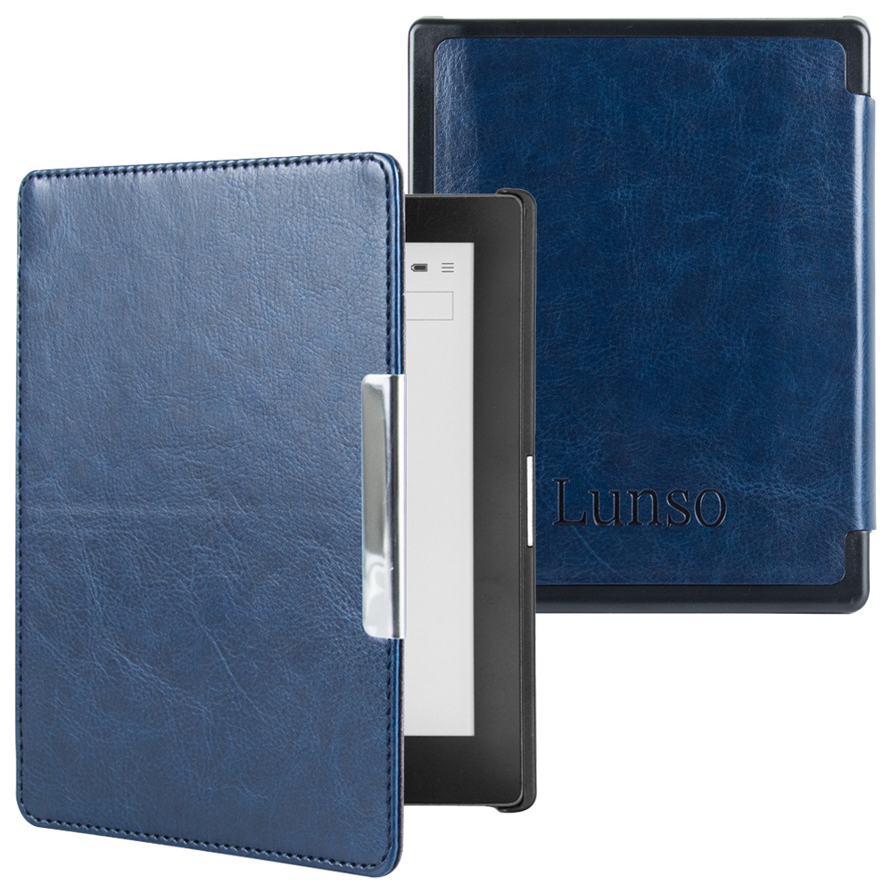 Kobo Aura Edition 1 hoes (6 inch) Sleepcover - Donkerblauw