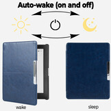 Kobo Aura Edition 1 hoes (6 inch) Sleepcover - Donkerblauw