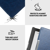 Kobo Aura Edition 1 hoes (6 inch) Sleepcover - Donkerblauw