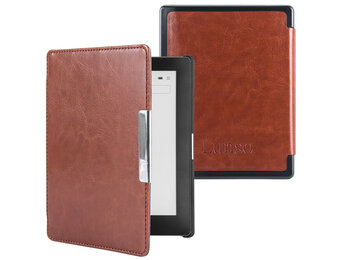 Lunso Kobo Aura Edition 1 hoes (6 inch) - sleepcover - Bruin