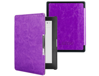 Lunso Kobo Aura Edition 1 hoes (6 inch) - sleepcover - Paars