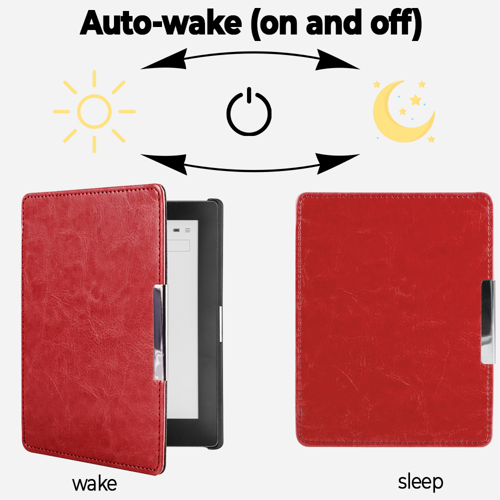Kobo Aura Edition 1 hoes (6 inch) Sleepcover - Rood