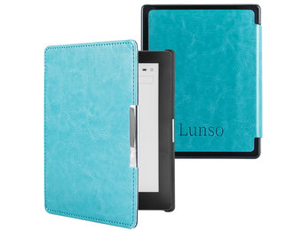 Lunso Kobo Aura Edition 1 hoes (6 inch) - sleepcover - Lichtblauw