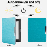 Kobo Aura Edition 1 hoes (6 inch) Sleepcover - Lichtblauw