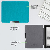 Kobo Aura Edition 1 hoes (6 inch) Sleepcover - Lichtblauw