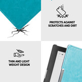 Kobo Aura Edition 1 hoes (6 inch) Sleepcover - Lichtblauw