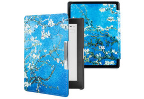 Lunso Kobo Aura Edition 1 hoes (6 inch) - sleepcover - Van Gogh Amandelbloesem