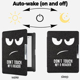 Kobo Aura Edition 1 hoes (6 inch) Sleepcover - Don't Touch