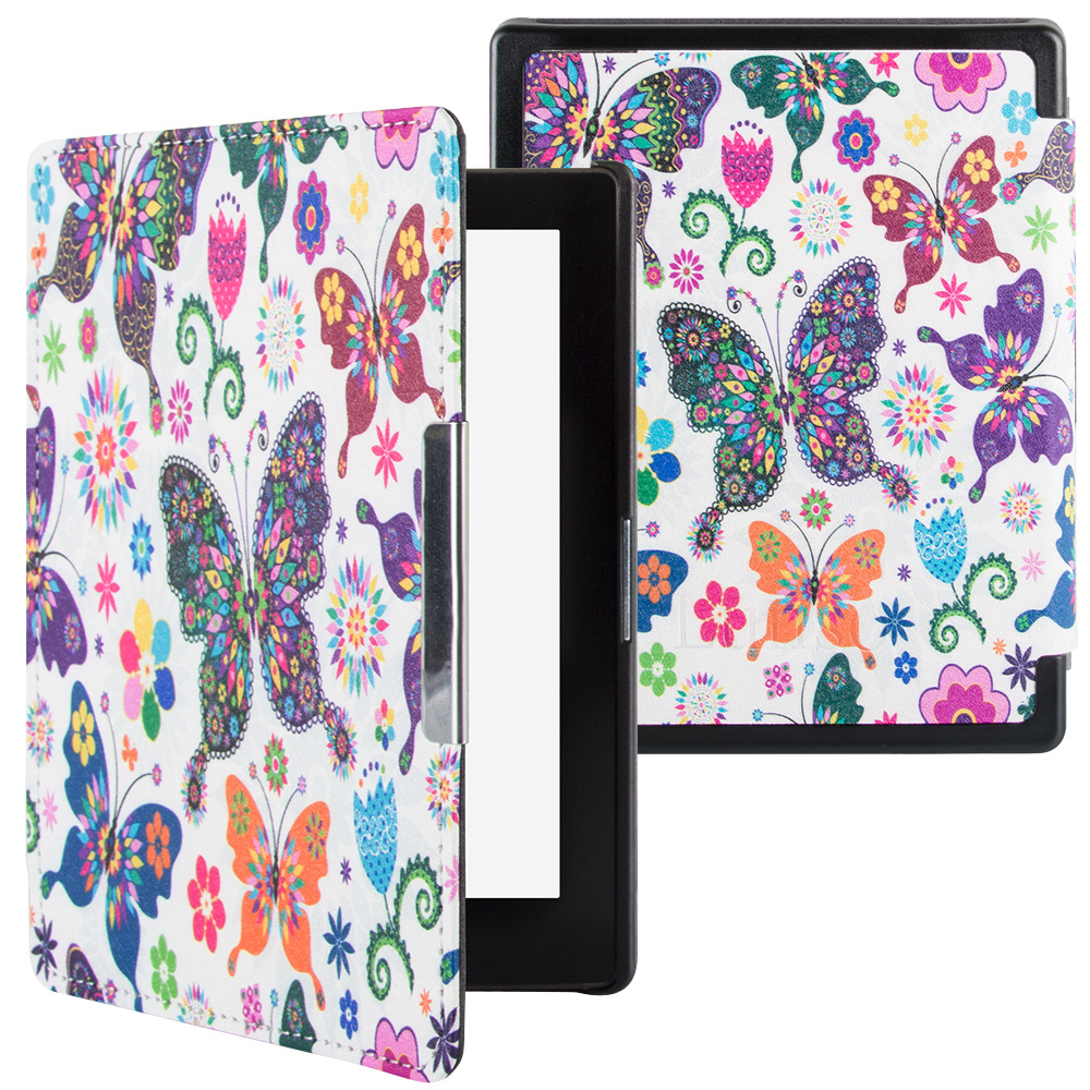 Kobo Aura Edition 1 hoes (6 inch) Sleepcover - Vlinders