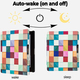 Kobo Aura Edition 1 hoes (6 inch) Sleepcover - Blokken