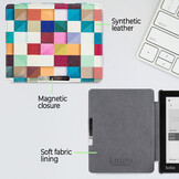 Kobo Aura Edition 1 hoes (6 inch) Sleepcover - Blokken