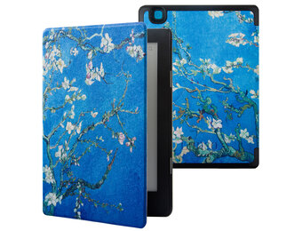 Lunso Kobo Aura Edition 2 hoes (6 inch) - sleepcover - Van Gogh Amandelbloesem