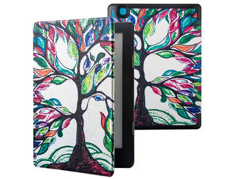 Lunso Kobo Aura Edition 2 hoes (6 inch) - sleepcover - Kleurrijke Boom