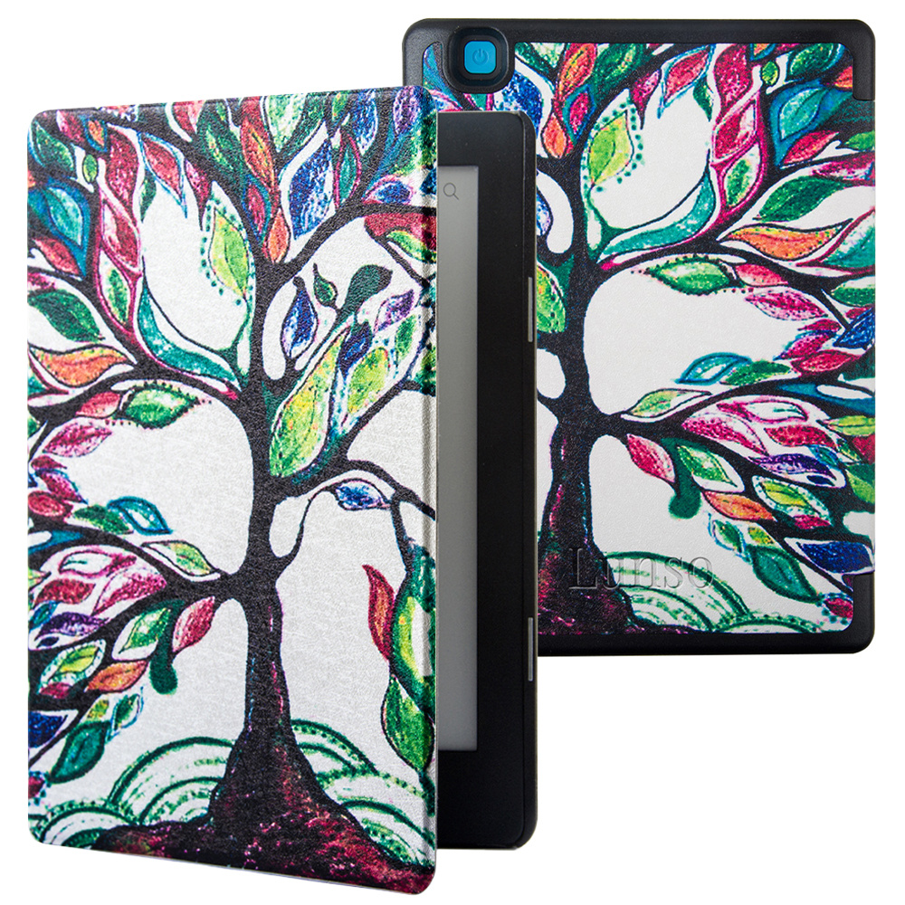 Kobo Aura Edition 2 hoes (6 inch) Sleepcover - Kleurrijke Boom