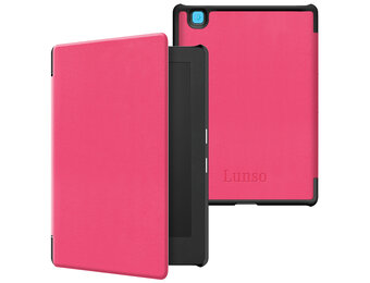 Lunso Kobo Aura Edition 2 hoes (6 inch) - sleepcover - Roze