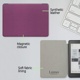 Kobo Aura Edition 2 hoes (6 inch) Sleepcover - Paars