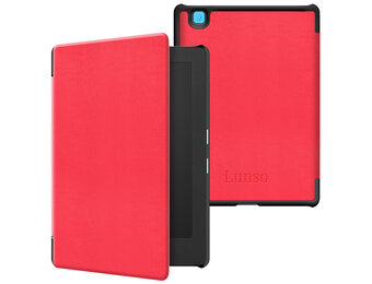 Lunso Kobo Aura Edition 2 hoes (6 inch) - sleepcover - Rood