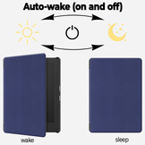 Kobo Aura Edition 2 hoes (6 inch) Sleepcover - Donkerblauw