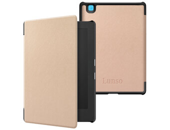 Lunso Kobo Aura Edition 2 hoes (6 inch) - sleepcover - Goud