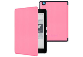 Lunso Kobo Aura Edition 2 hoes (6 inch) - sleepcover - Lichtroze