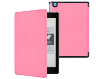 Lunso Kobo Aura Edition 2 hoes (6 inch) - sleepcover - Lichtroze