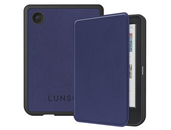 Lunso Kobo Clara BW / Clara Colour hoes (6 inch) - sleepcover - Donkerblauw