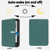 Kobo Clara BW / Clara Colour hoes (6 inch) Sleepcover - Donkergroen
