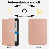 Kobo Clara BW / Clara Colour hoes (6 inch) Sleepcover - Rose Goud