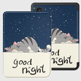 Kobo Clara BW / Clara Colour hoes (6 inch) Sleepcover - Lazy Cat