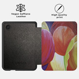 Kobo Clara BW / Clara Colour hoes (6 inch) Vegan Saffiano leren sleepcover - Tulpen