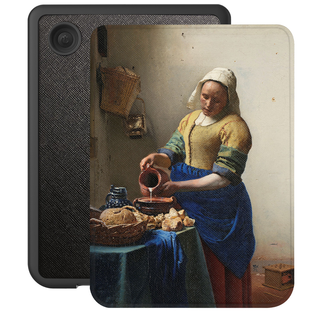 Kobo Clara BW / Clara Colour hoes (6 inch) Vegan Saffiano leren sleepcover - Vermeer Melkmeisje